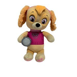 Nickelodeon Paw Patrol Skye Plush Stuffed Animal Toy Flashlight Spinmaster 13 in